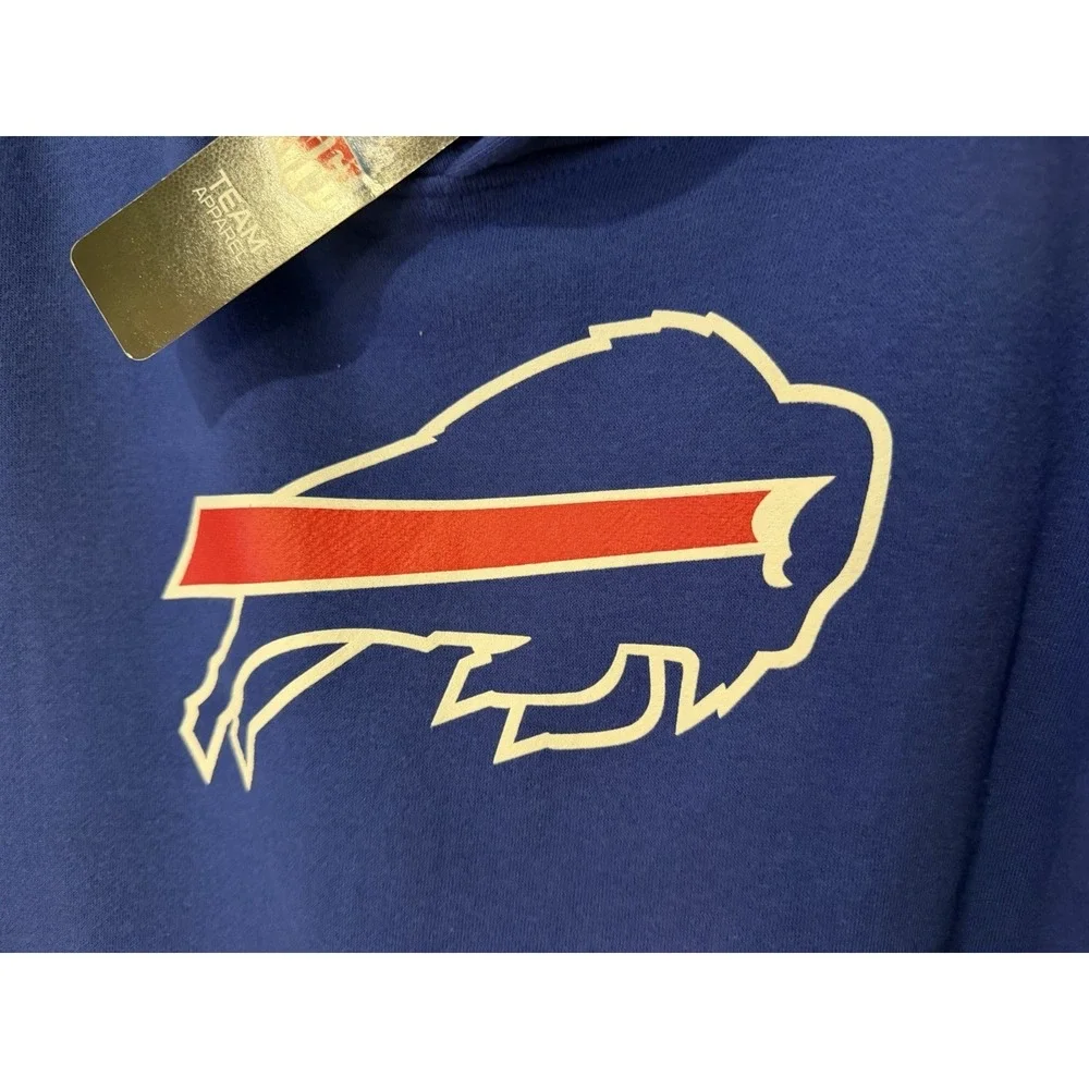 NWT Buffalo Bills Hoodie Youth Large NFL Nike Sweatshirt Royal Blue Boys 14/16